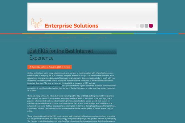 Patus theme site design template sample