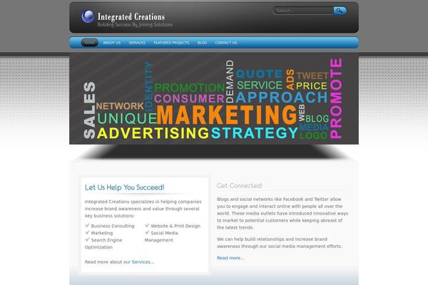 Business-success theme site design template sample