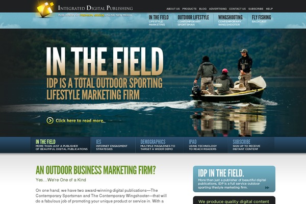 Idp theme site design template sample