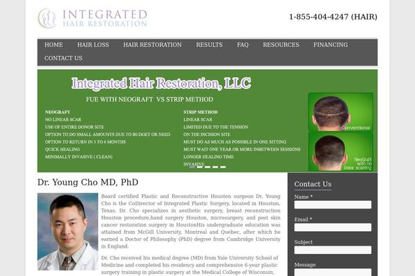 Spacious theme site design template sample