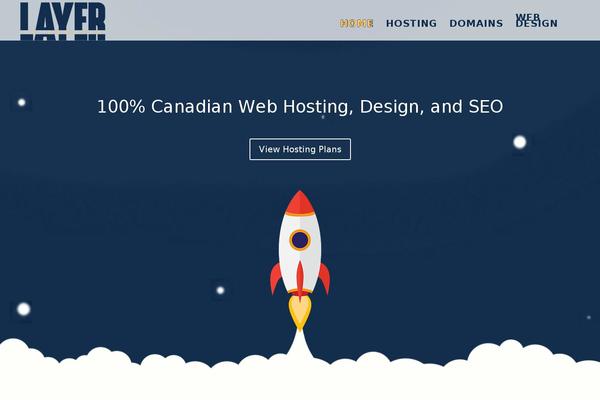 Divi Child theme site design template sample
