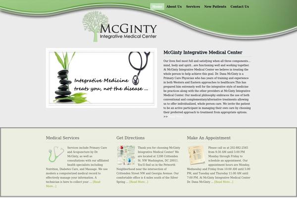 Metric theme site design template sample