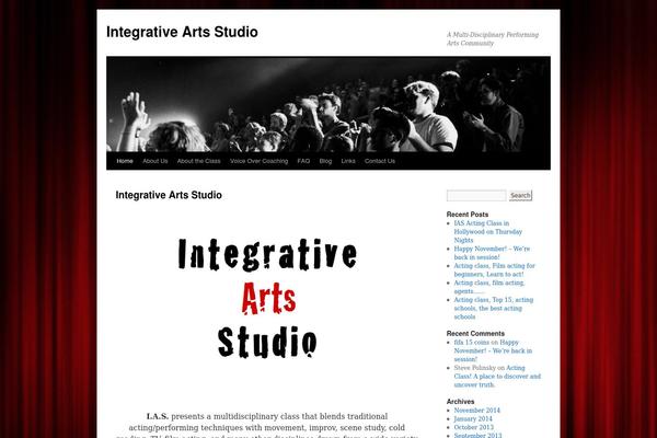 Twenty Ten theme site design template sample