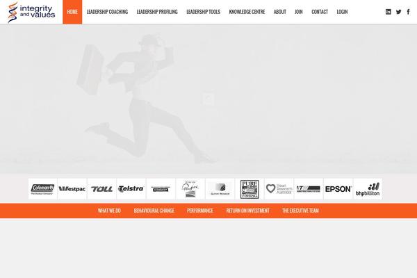 Infographer theme site design template sample
