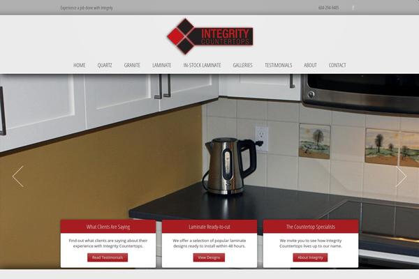 integritycountertops.ca site used Linguini