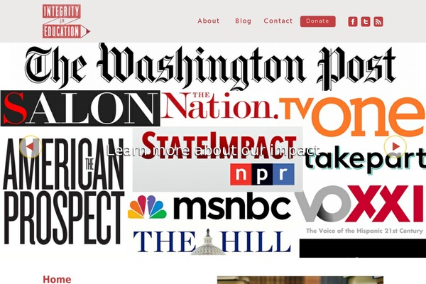 integrityineducation.org site used Frameplate