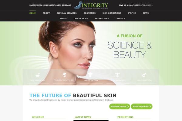 Integrity theme site design template sample