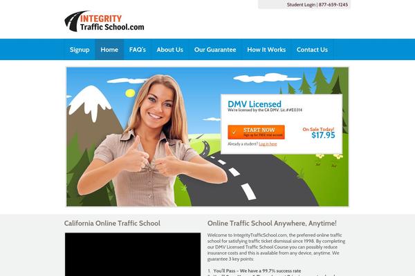 Blue theme site design template sample