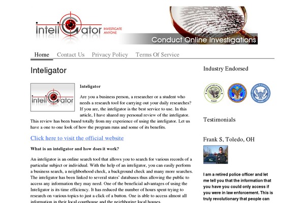 inteligatorreviewed.net site used Affilotheme_2