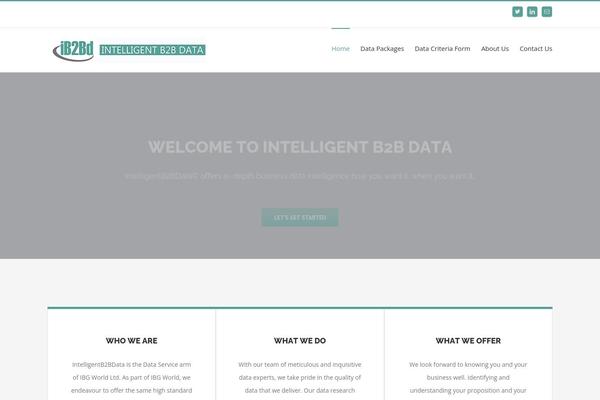 intelligentb2bdata.com site used B2bdata-child-theme