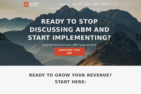 Bricks theme site design template sample