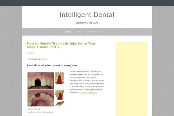 intelligentdental.com site used Gray Chalk