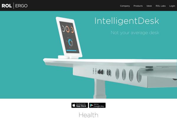 Ergo theme site design template sample
