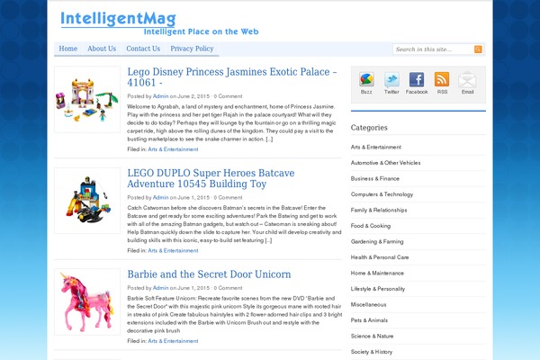 Freshlife theme site design template sample