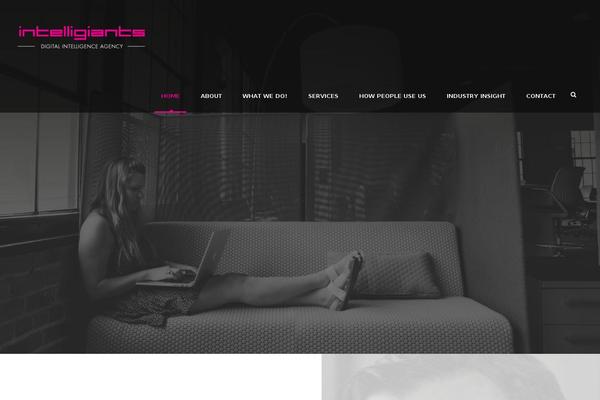 Infinite theme site design template sample