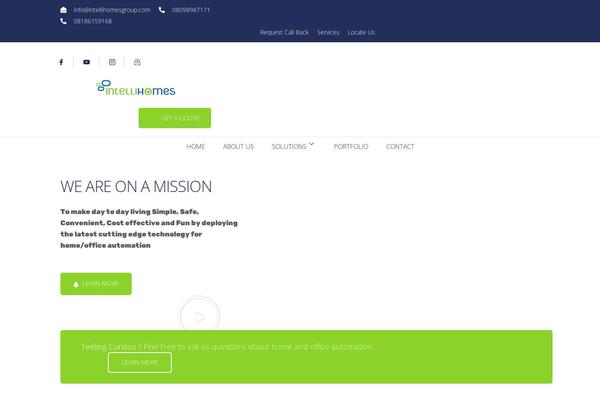 Instive theme site design template sample