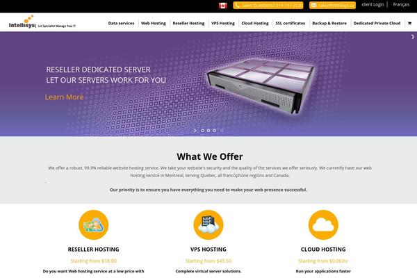 intellisys.ca site used Webhosting