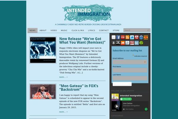 FWRD theme site design template sample