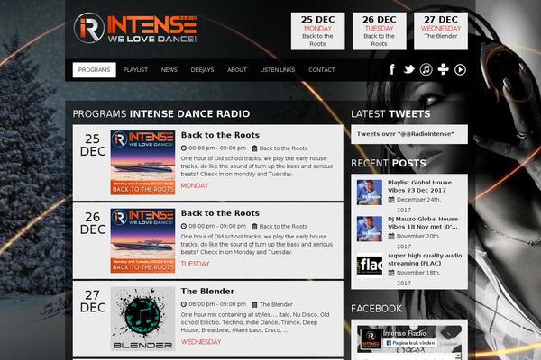 Soundwave theme site design template sample