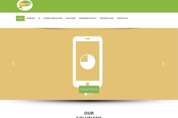 Enigma theme site design template sample
