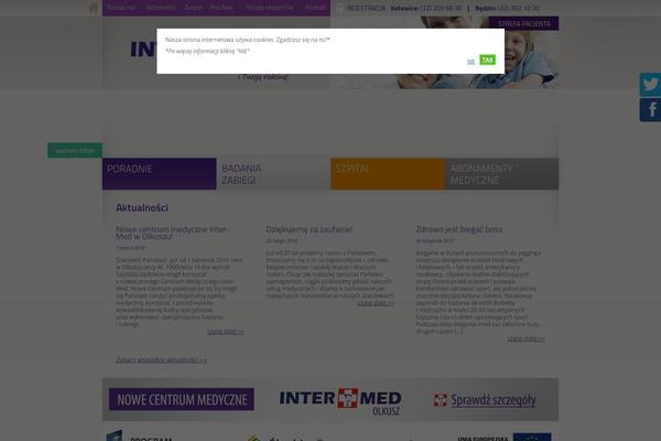 Site using Cookie-warning plugin