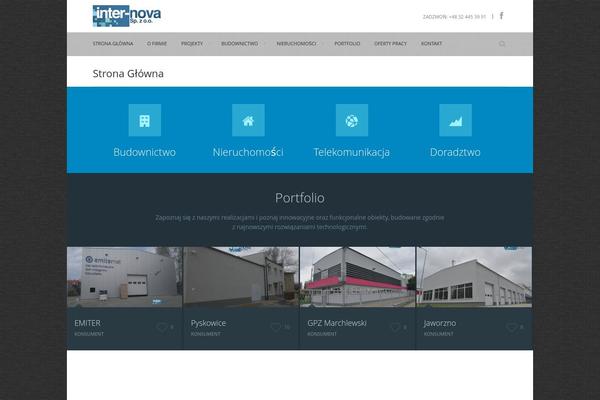 Marine theme site design template sample