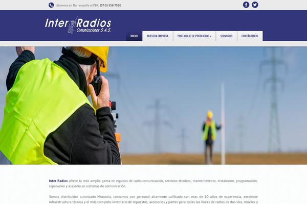 Quark theme site design template sample