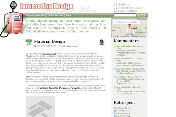 Twentyfifteen Child theme site design template sample