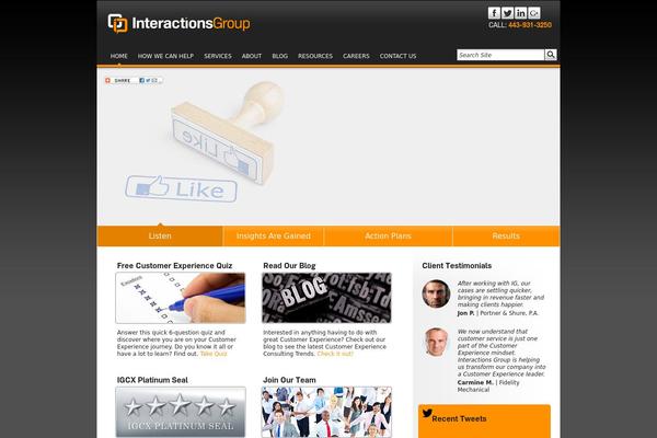 Site using Cforms plugin