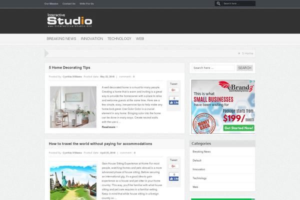 Goodnews 4 theme site design template sample