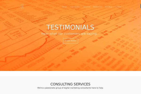 Hayden theme site design template sample