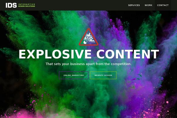 Kallchild theme site design template sample