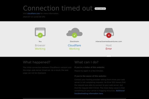 Site using Cornerstone plugin