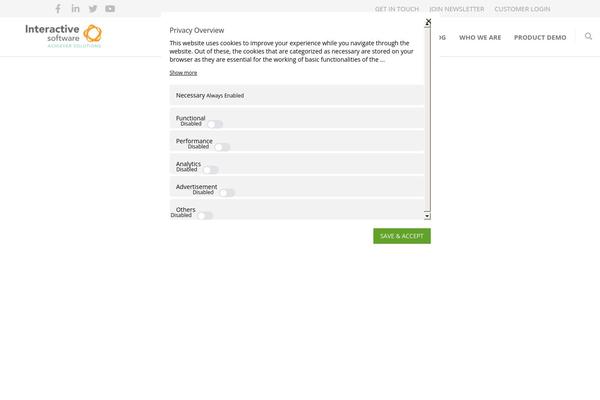 Site using Cookie Law Info plugin