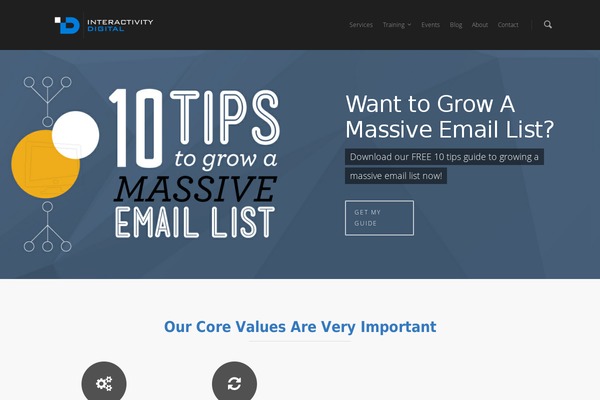 Salient theme site design template sample