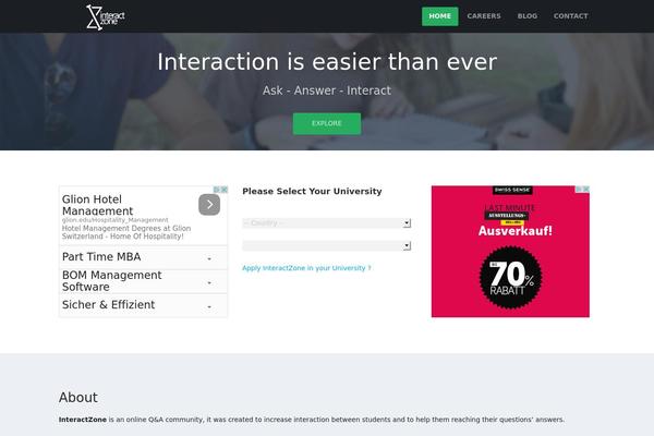 Cannyon theme site design template sample