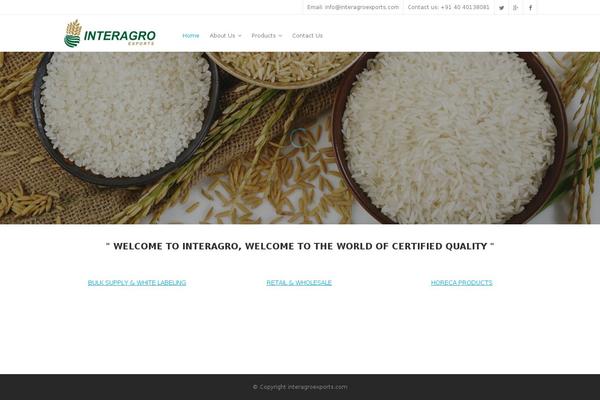 Strata theme site design template sample