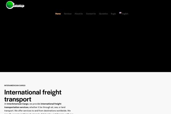Global Logistics theme site design template sample