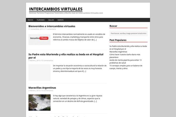 MH Magazine theme site design template sample