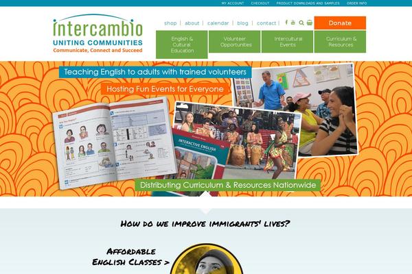 intercambioweb.org site used Generatepress_child-intercambio