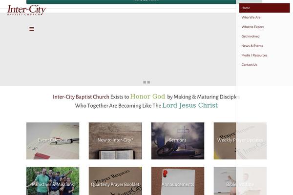 Impreza theme site design template sample