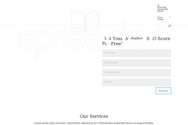 Divi Child theme site design template sample