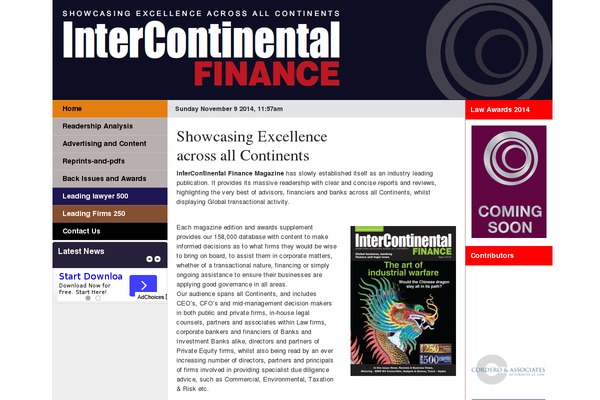intercontinental-finance.com site used Twentyfourteen_child