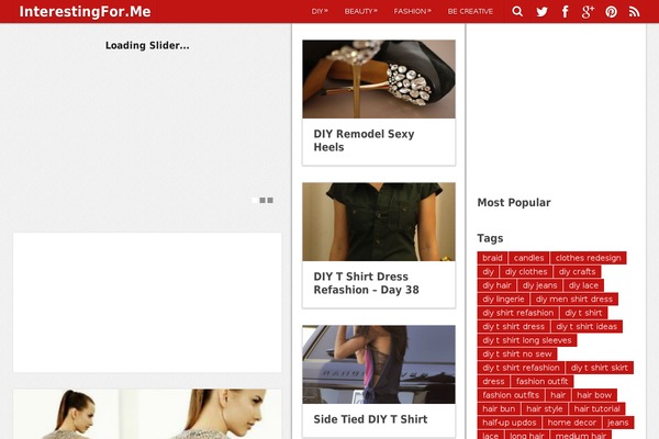 Pinstagram theme site design template sample
