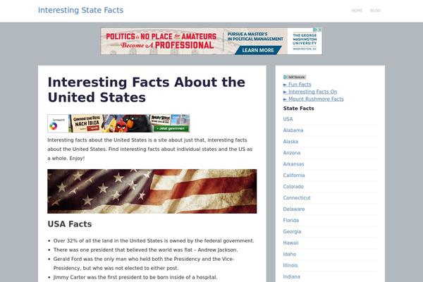 interestingstatefacts.com site used Atwood