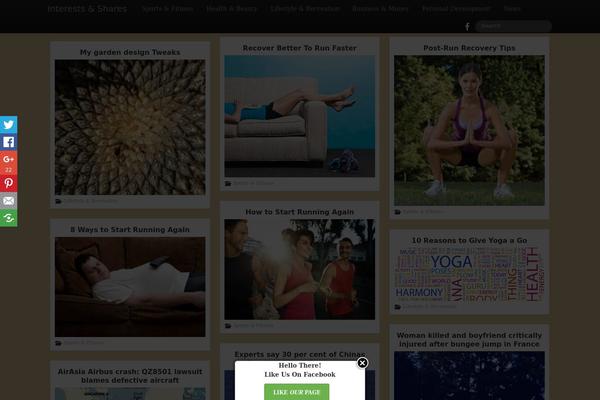 interestshares.com site used Curation-news
