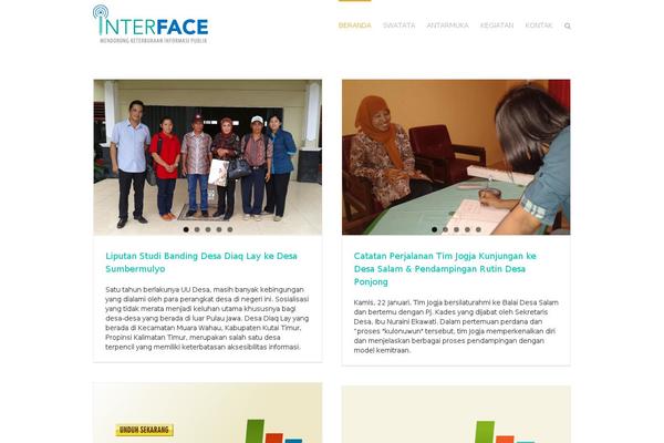 Interface theme site design template sample