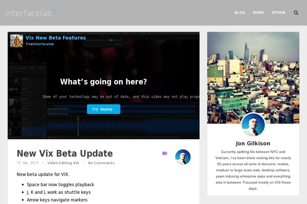 Site using Better GitHub Widget plugin