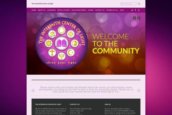 interfaithcenteroflight.org site used Studiolondon