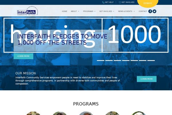 interfaith theme websites examples